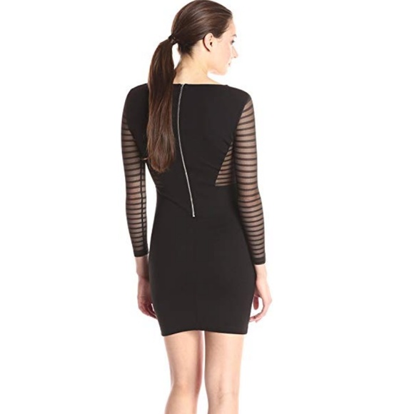 French Connection ~ Bette Mesh Inset Jersey Dress - Picture 2 of 10